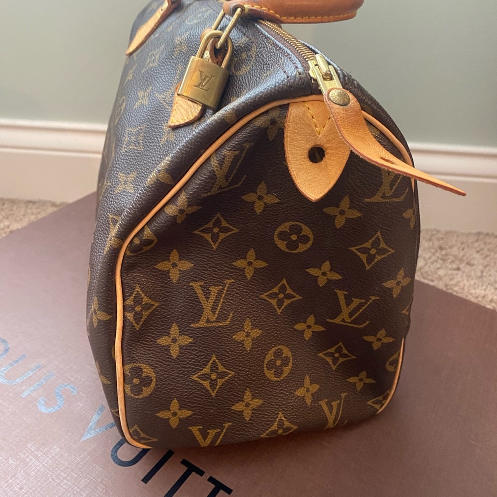 Auth LOUIS VUITTON Speedy 30 SD0096 Monogram Canvas Handbag - Picture 9 of 17